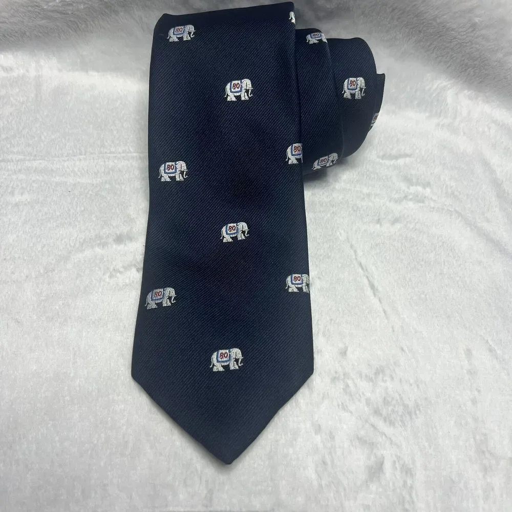 Men's Allyn Neckwear Tie Navy Blue 